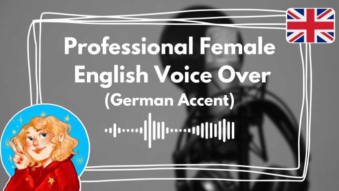 Gig Preview - Record a HQ female english voice over