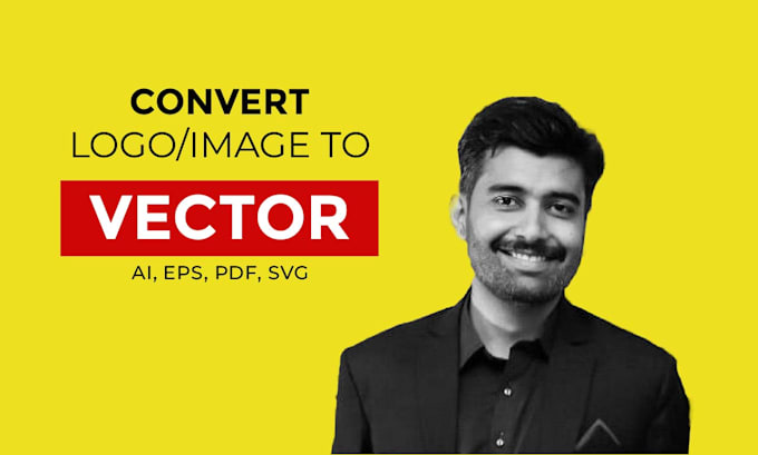 Gig Preview - Convert image to vector file, logo vector tracing, vectorize image with ai file