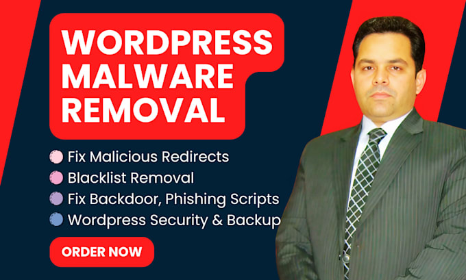 Gig Preview - Remove wordpress malware removal, clean malware, fix hacked wordpress security