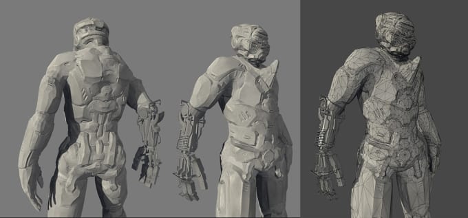 Gig Preview - Create high quality 3d models