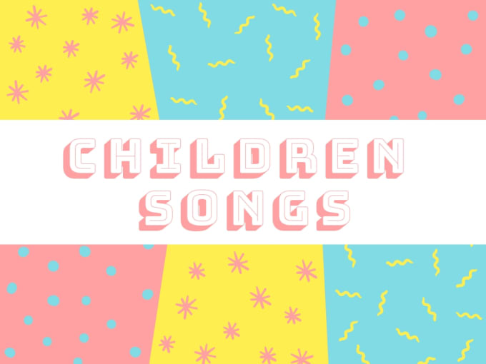 Gig Preview - Produce songs for children and lullabies