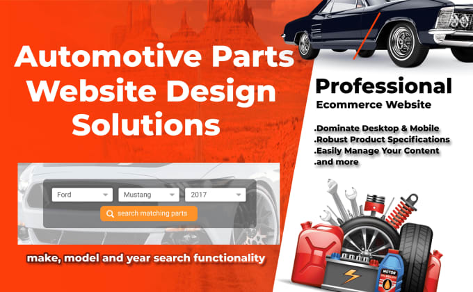 Bestseller - develop automotive parts ecommerce website design auto parts services