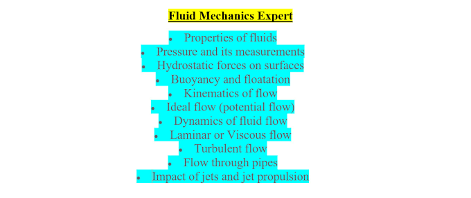 Gig Preview - Teach you fluid mechanics and thermodynamics