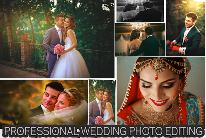 Gig Preview - Do professional wedding photo editing and retouching