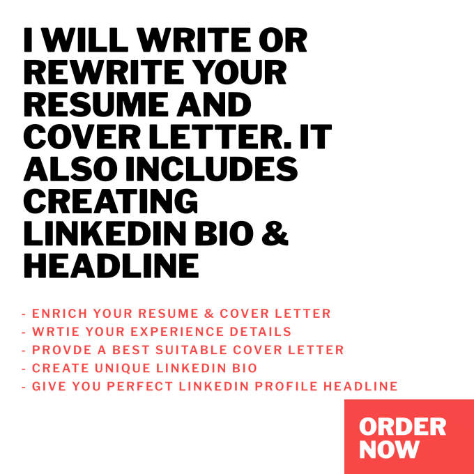 Gig Preview - Write a professional resume with an influential cover letter