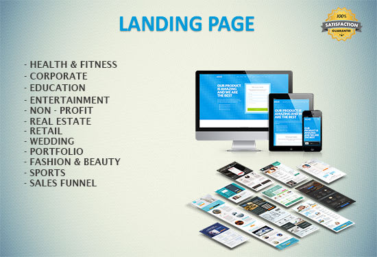 Gig Preview - Create a responsive landing page website