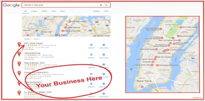 Gig Preview - Do google local listing and boost map ranking