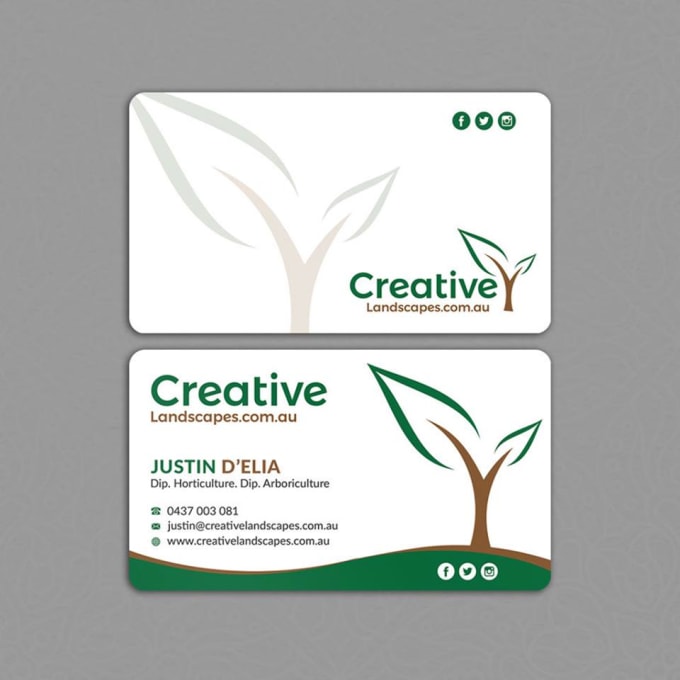 Gig Preview - Design smart business cards within 24 hours