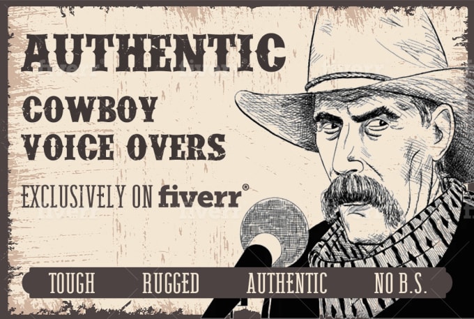 Gig Preview - Do a rugged southern american cowboy voice over