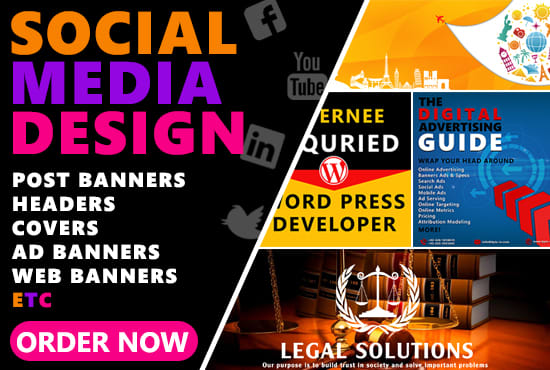 Gig Preview - Design social media banners for your brand