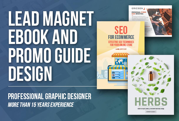 Gig Preview - Design a professional PDF lead magnet or ebook