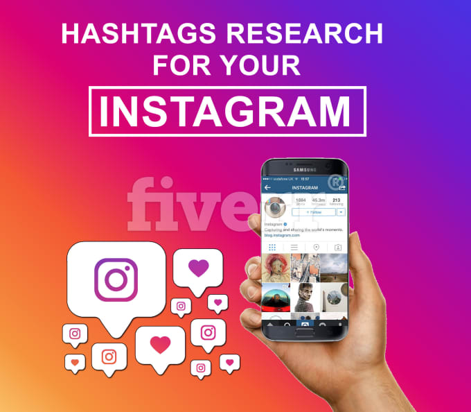 Gig Preview - Research the right hashtags for your instagram