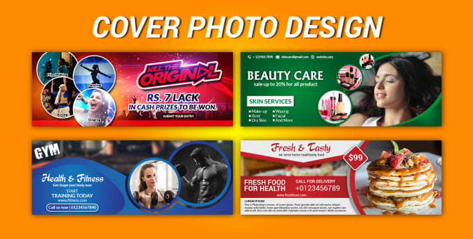 Gig Preview - Design facebook cover social media banner post