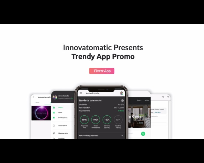 Gig Preview - Design trendy app promo video