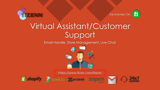 Gig Preview - Be your shopify customer support agent virtual assistant