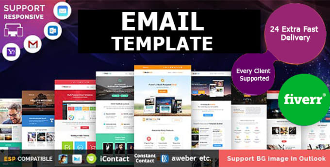 Gig Preview - Design responsive email template