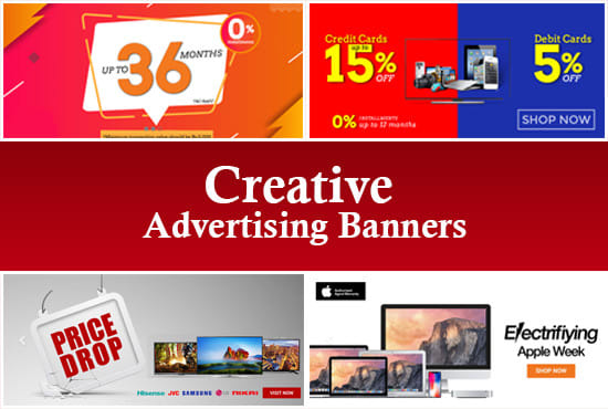 Gig Preview - Design web and discount banners for you