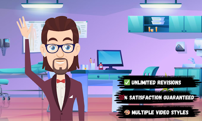 Gig Preview - Create 2d animated explainer video for your business