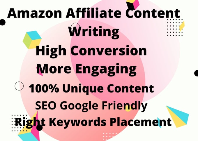 Gig Preview - Write amazon affiliate content  for your niche