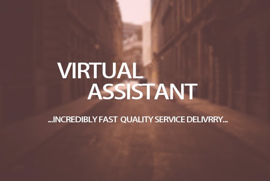 Gig Preview - Be your reliable virtual assistant