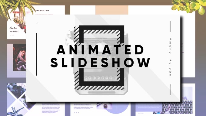 Gig Preview - Create animated slideshow presentation video