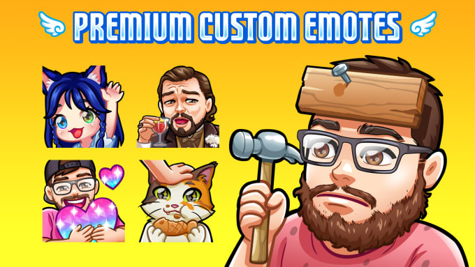 Gig Preview - Design high quality custom twitch emotes