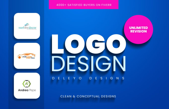 Gig Preview - Design professional logo for your website or business