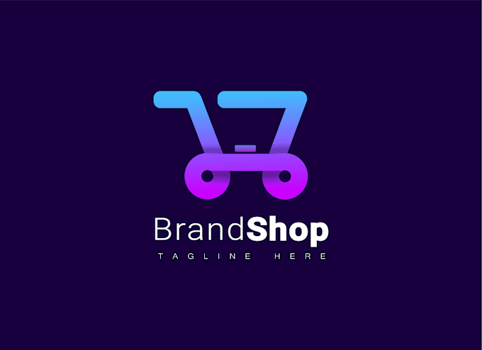 Gig Preview - Create a custom ecommerce logo design for your online store