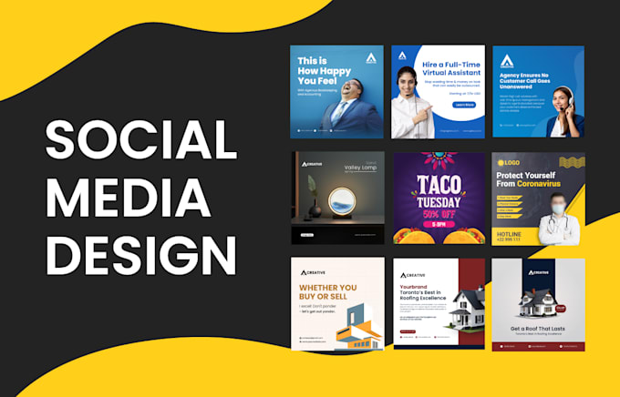 Gig Preview - Do social media post designs for instagram, facebook more