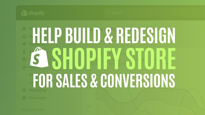 Gig Preview - Our agency will build, redesign website or ecom shopify stores to improve conversions cro agency