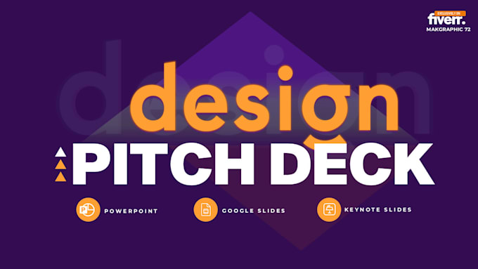 Gig Preview - Design an investor pitch deck