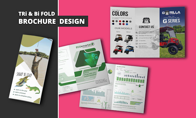 Gig Preview - Design professional trifold and bifold brochure