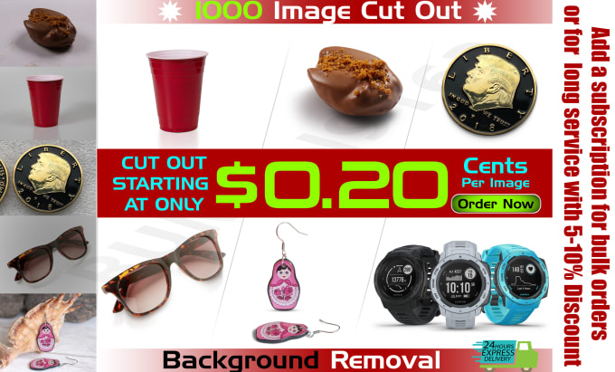 Bestseller - cut out 1000 images background