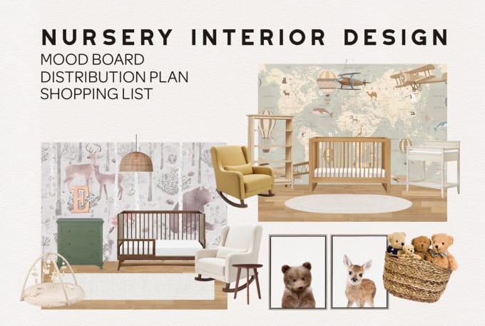 Gig Preview - Design your kid bedroom or nursery