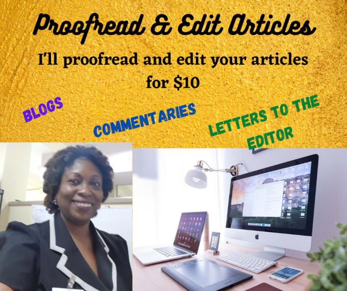 Gig Preview - Proofread and edit your articles