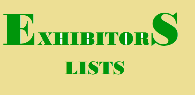 Gig Preview - Exhibitors lists in different sectors