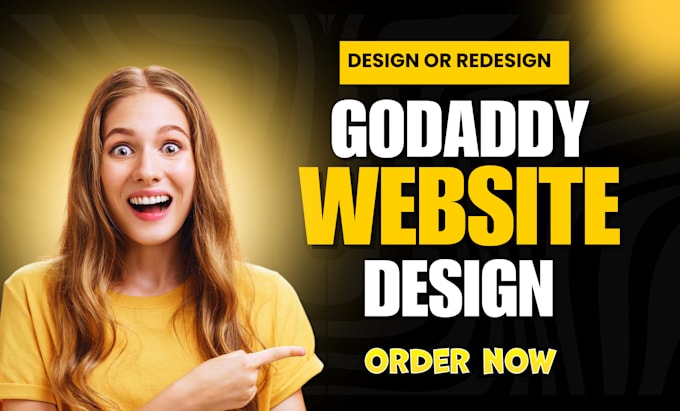 Gig Preview - Create professional and responsive godaddy website design for your business