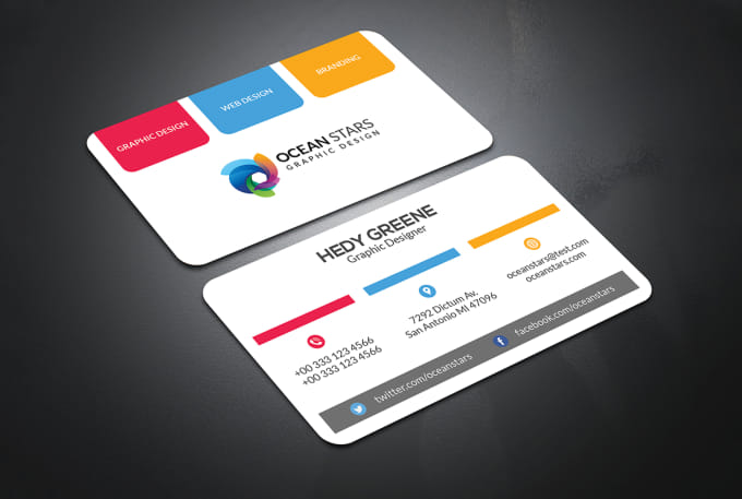 Gig Preview - Do print ready professional business card design