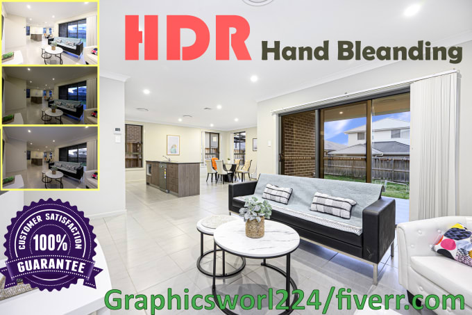 Gig Preview - Real estate hdr photo editing service