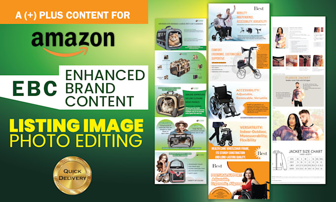 Gig Preview - Do ebc enhanced brand content a plus for amazon