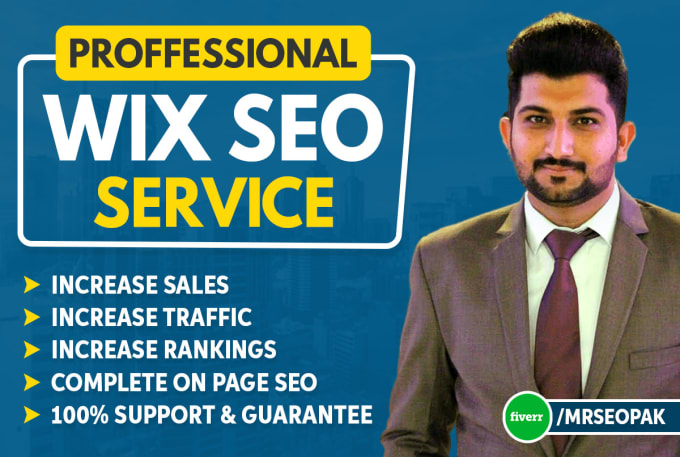 Gig Preview - Skyrocket your wix website rankings with expert onpage SEO