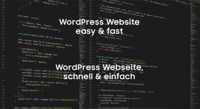 Gig Preview - Setup a wordpress website on your server and a theme deutsch