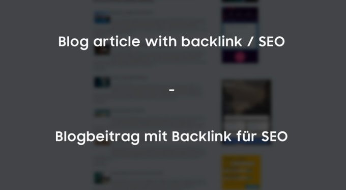 Gig Preview - Create a backlink to your site in my travel blog deutsch