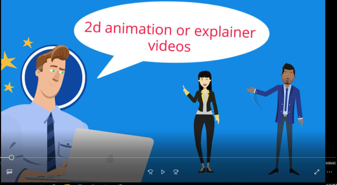 Gig Preview - Create powtoon explainer video or 2d sales and marketing video