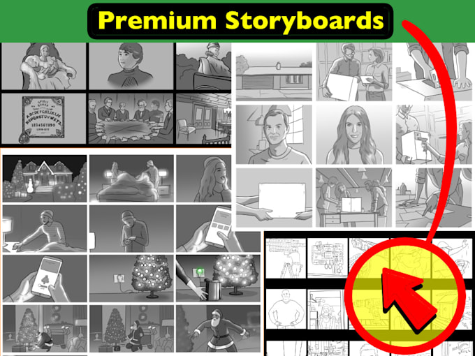 Gig Preview - Create storyboard art for your films and other ventures