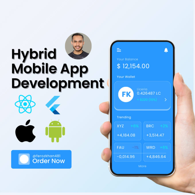 Gig Preview - Design and develop a hybrid android and ios mobile app