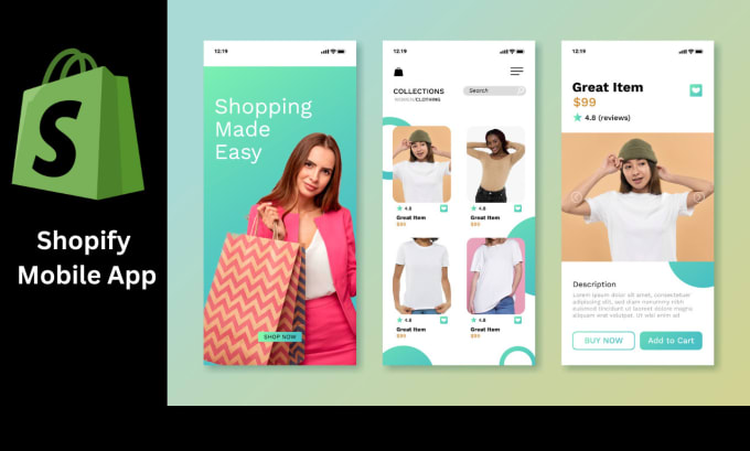 Gig Preview - Develop shopify store website app android and IOS