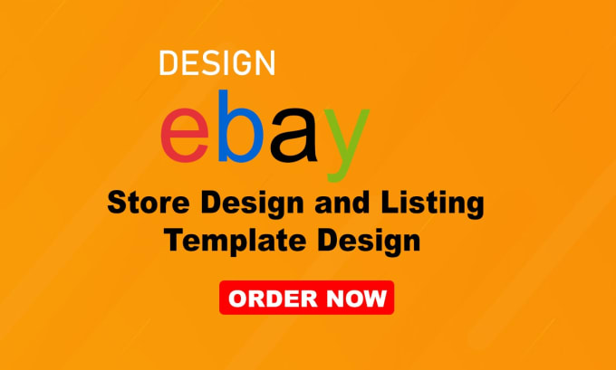 Gig Preview - Design ebay store and responsive listing template 2023