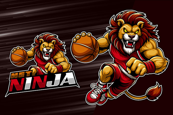 Gig Preview - Do cartoon mascot sports logo design for club and business