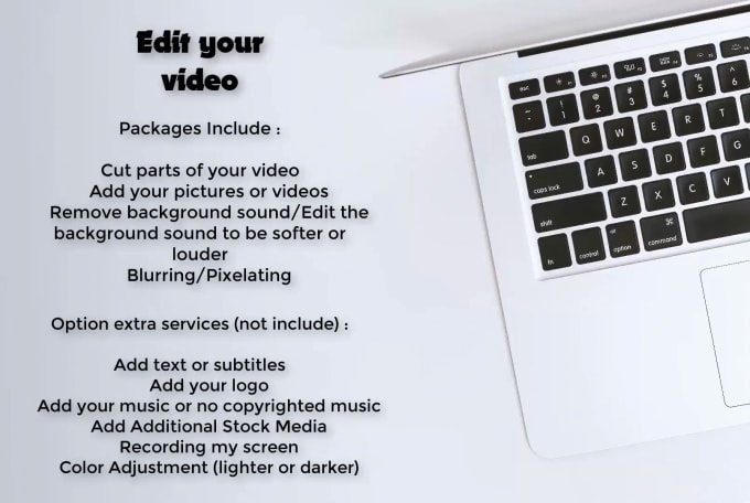 Gig Preview - Edit your videos and clips